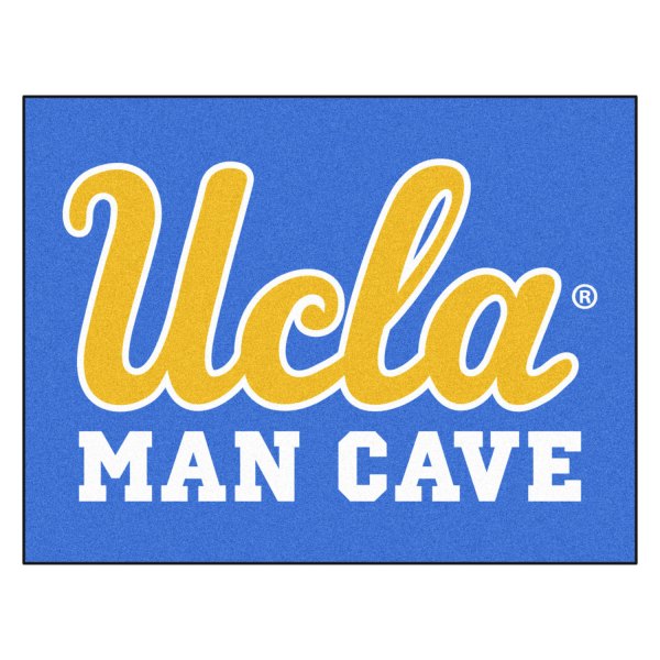 FanMats® - University of California (Los Angeles) 33.75" x 42.5" Nylon Face Man Cave All-Star Floor Mat with "script UCLA" Logo