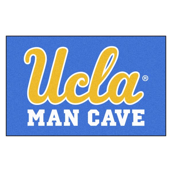 FanMats® - University of California (Los Angeles) 60" x 96" Nylon Face Man Cave Ulti-Mat with "script UCLA" Logo