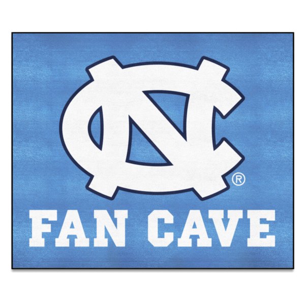 FanMats® - University of North Carolina (Chapel Hill) 59.5" x 71" Nylon Face Man Cave Tailgater Mat with "NC" Logo
