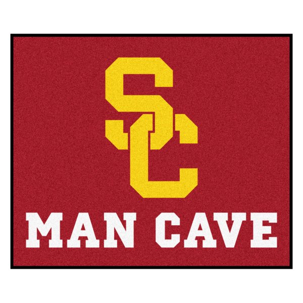 FanMats® - University of Southern California 59.5" x 71" Nylon Face Man Cave Tailgater Mat with "Block SC" Logo