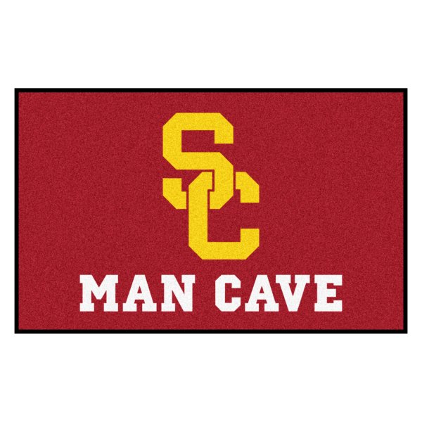 FanMats® - University of Southern California 60" x 96" Nylon Face Man Cave Ulti-Mat with "Block SC" Logo