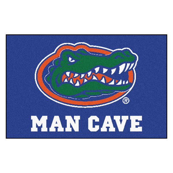 FanMats® - University of Florida 19" x 30" Nylon Face Man Cave Starter Mat with "Gator" Logo