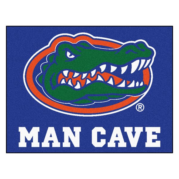 FanMats® - University of Florida 33.75" x 42.5" Nylon Face Man Cave All-Star Floor Mat with "Gator" Logo