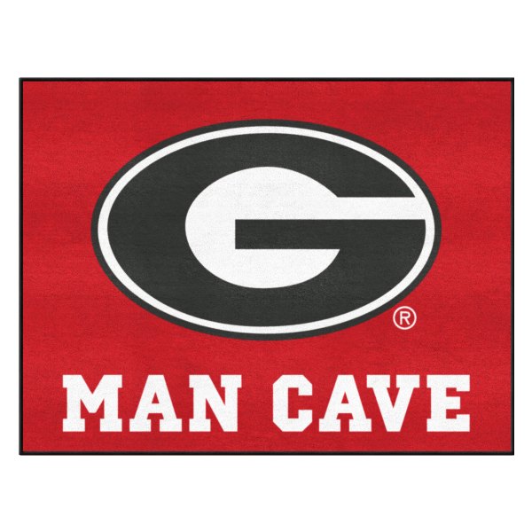 FanMats® - University of Georgia 33.75" x 42.5" Nylon Face Man Cave All-Star Floor Mat with G Logo