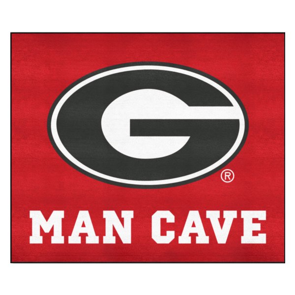 FanMats® - University of Georgia 59.5" x 71" Nylon Face Man Cave Tailgater Mat with G Logo