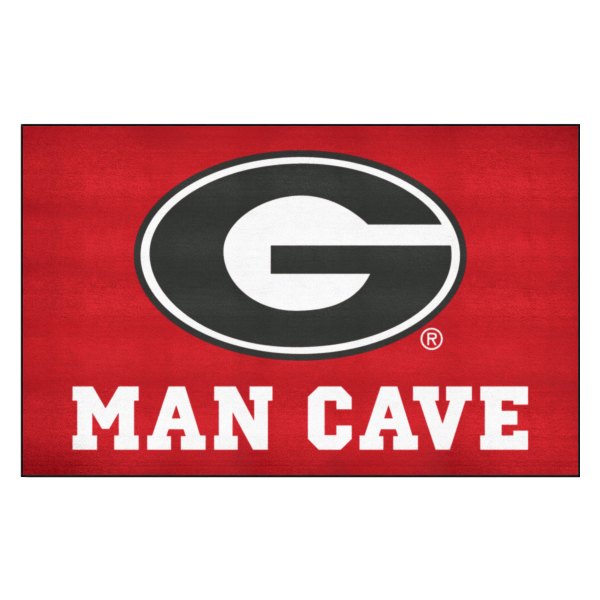FanMats® - University of Georgia 60" x 96" Nylon Face Man Cave Ulti-Mat with G Logo