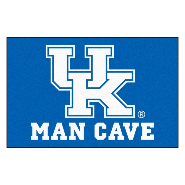 FanMats® - University of Kentucky 19" x 30" Nylon Face Man Cave Starter Mat with "UK" Logo