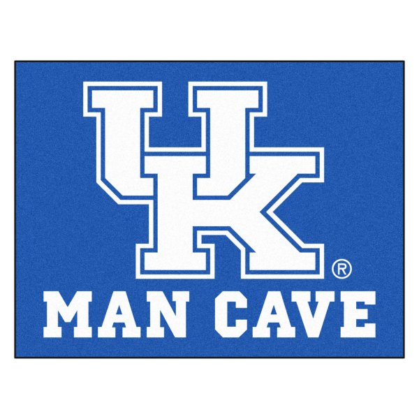 FanMats® - University of Kentucky 33.75" x 42.5" Nylon Face Man Cave All-Star Floor Mat with "UK" Logo