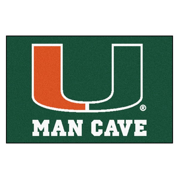 FanMats® - Oakland Athletics 19" x 30" Nylon Face Man Cave Starter Mat with "U" Logo