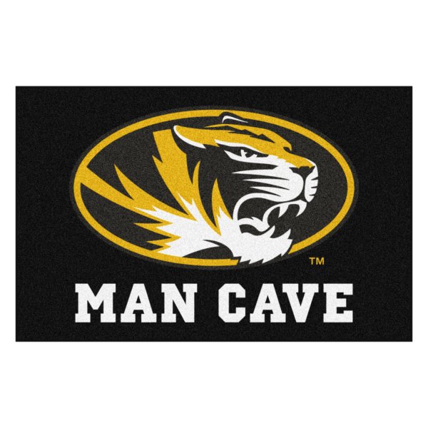 FanMats® - University of Missouri 19" x 30" Nylon Face Man Cave Starter Mat