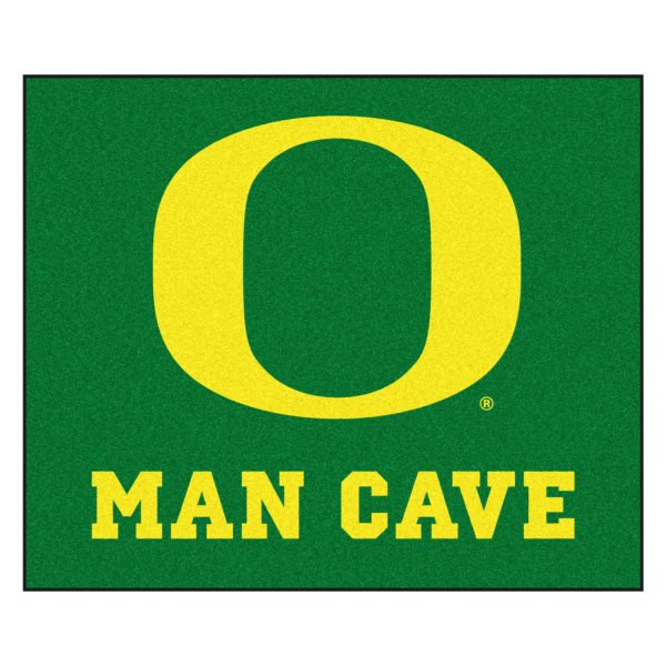 FanMats® - University of Oregon 59.5" x 71" Nylon Face Man Cave Tailgater Mat with "O" Logo