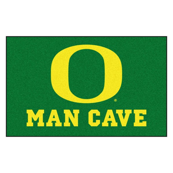 FanMats® - University of Oregon 60" x 96" Nylon Face Man Cave Ulti-Mat with "O" Logo