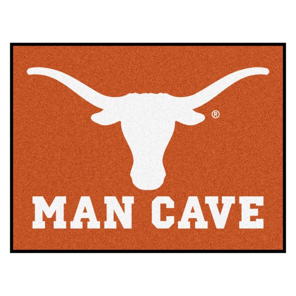 FanMats® - University of Texas 33.75" x 42.5" Nylon Face Man Cave All-Star Floor Mat with "Longhorn" Logo
