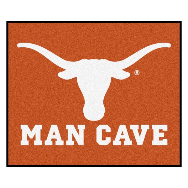 FanMats® - University of Texas 59.5" x 71" Nylon Face Man Cave Tailgater Mat with "Longhorn" Logo