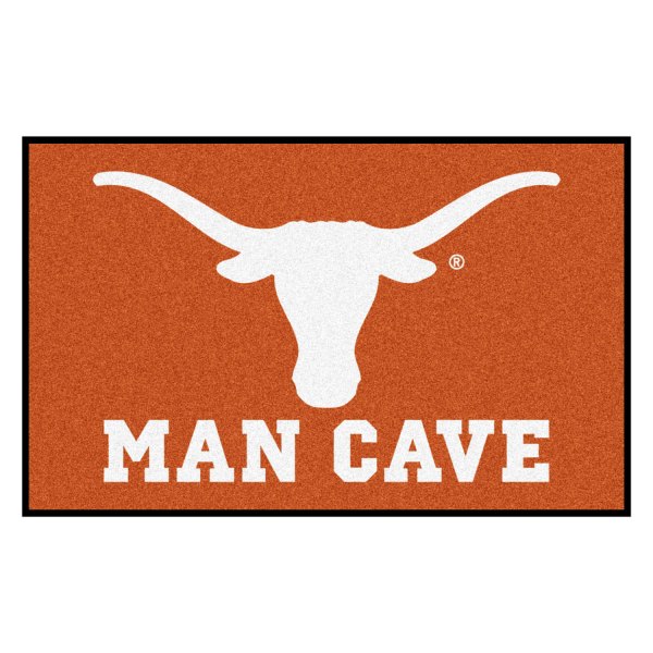 FanMats® - University of Texas 60" x 96" Nylon Face Man Cave Ulti-Mat with "Longhorn" Logo