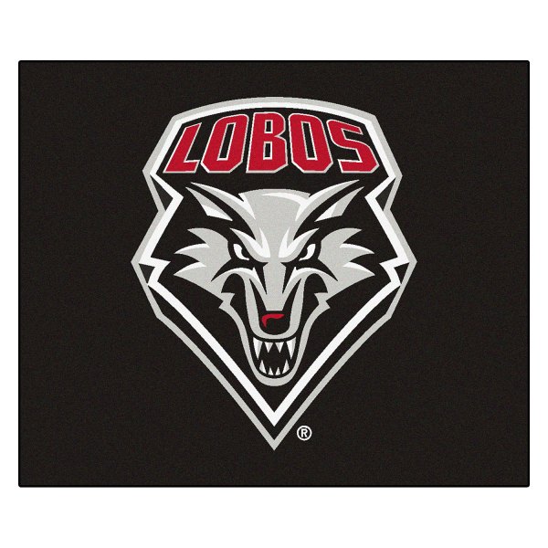 FanMats® - University of New Mexico 59.5" x 71" Nylon Face Tailgater Mat with "Wolf Head & LOBOS" Logo