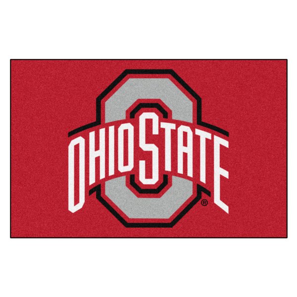FanMats® - Ohio State University 19" x 30" Nylon Face Starter Mat with "O & Ohio State" Logo