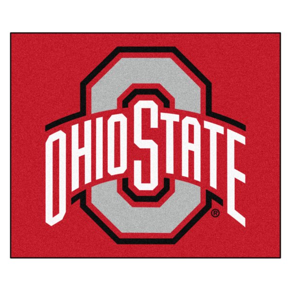 FanMats® - Ohio State University 59.5" x 71" Nylon Face Tailgater Mat with "O & Ohio State" Logo