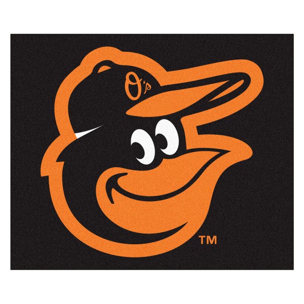 FanMats® - Baltimore Orioles 59.5" x 71" Nylon Face Tailgater Mat with "Cartoon Bird" Logo