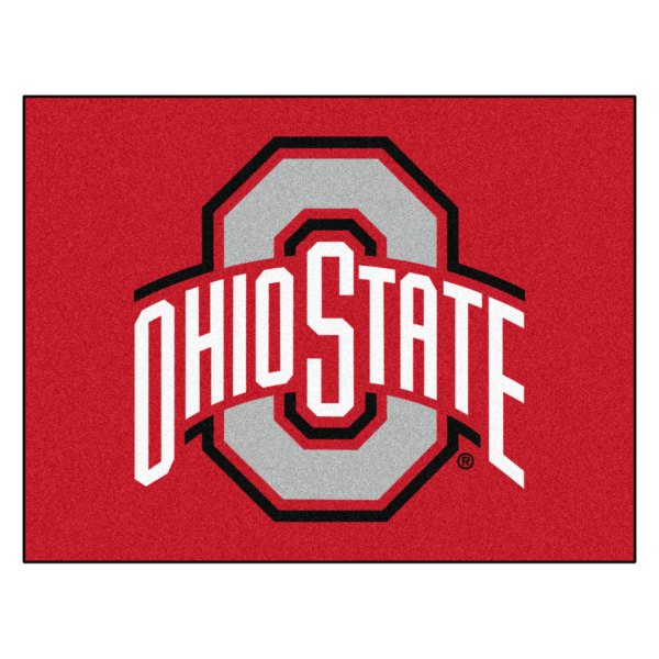 FanMats® - Ohio State University 33.75" x 42.5" Nylon Face All-Star Floor Mat with "O & Ohio State" Logo