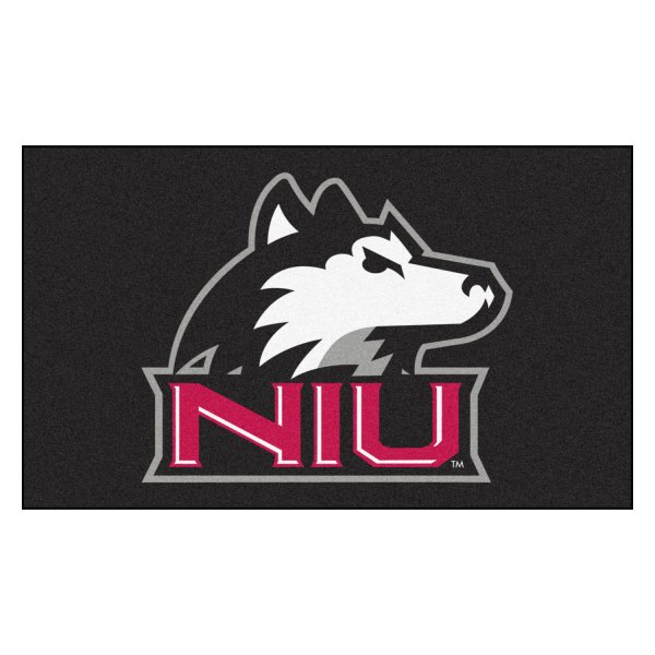 FanMats® - Northern Illinois University 19" x 30" Nylon Face Starter Mat with "NIU & Husky" Logo