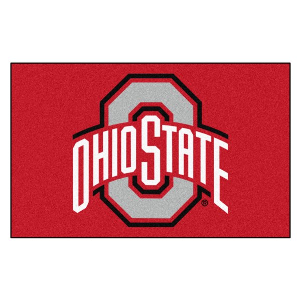 FanMats® - Ohio State University 60" x 96" Nylon Face Ulti-Mat with "O & Ohio State" Logo
