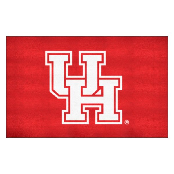 FanMats® - University of Houston 60" x 96" Nylon Face Ulti-Mat with "Interlocked UH" Logo