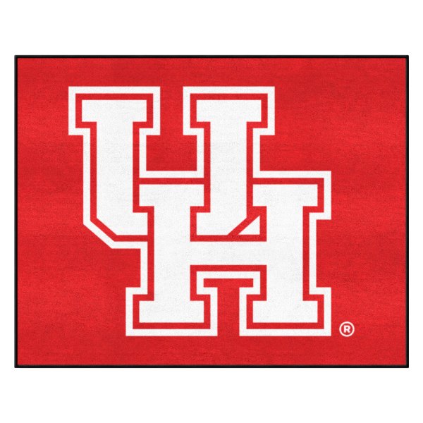 FanMats® - University of Houston 33.75" x 42.5" Nylon Face All-Star Floor Mat with "Interlocked UH" Logo