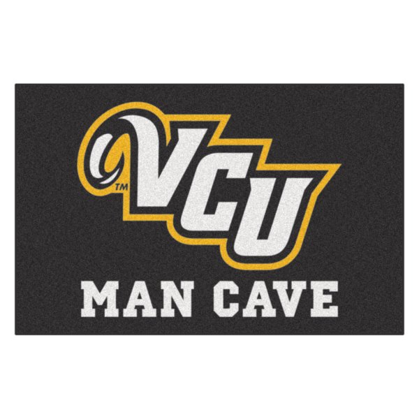 FanMats® - Virginia Commonwealth University 19" x 30" Nylon Face Man Cave Starter Mat with "VCU" Logo