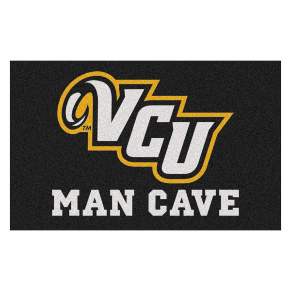 FanMats® - Virginia Commonwealth University 60" x 96" Nylon Face Man Cave Ulti-Mat with "VCU" Logo