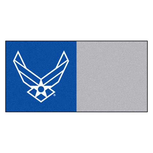 FanMats® - U.S. Air Force 18" x 18" Nylon Face Team Carpet Tiles with "Air Force" Official Logo