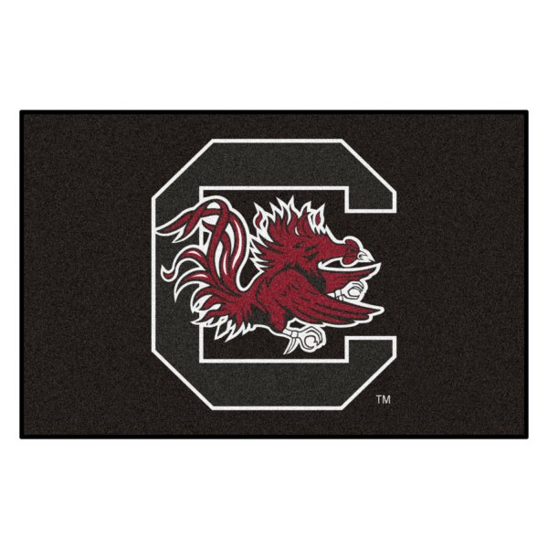 FanMats® - University of South Carolina 19" x 30" Nylon Face Starter Mat with "Block C & Gamecock" Logo
