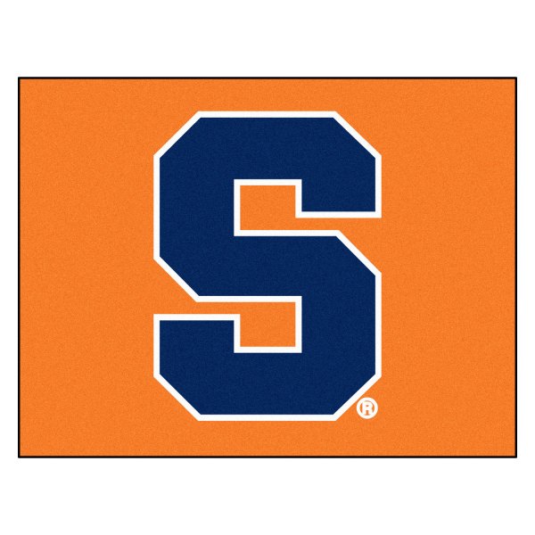 FanMats® - Syracuse University 33.75" x 42.5" Nylon Face All-Star Floor Mat with "Block S" Logo