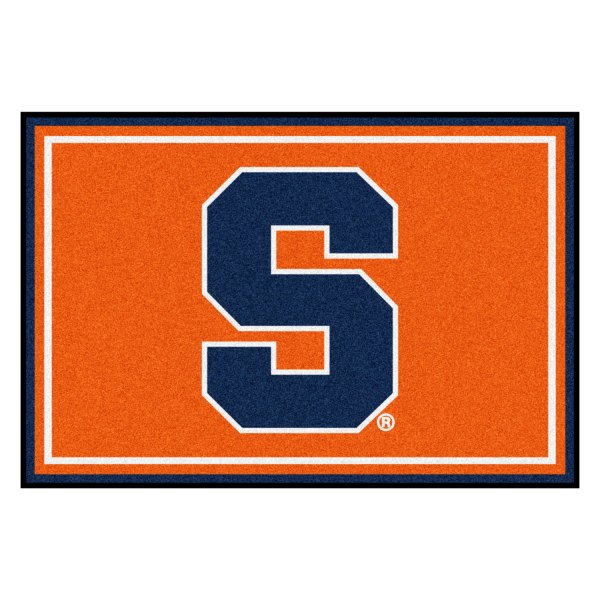 FanMats® - Syracuse University 60" x 96" Nylon Face Ultra Plush Floor Rug with "Block S" Logo