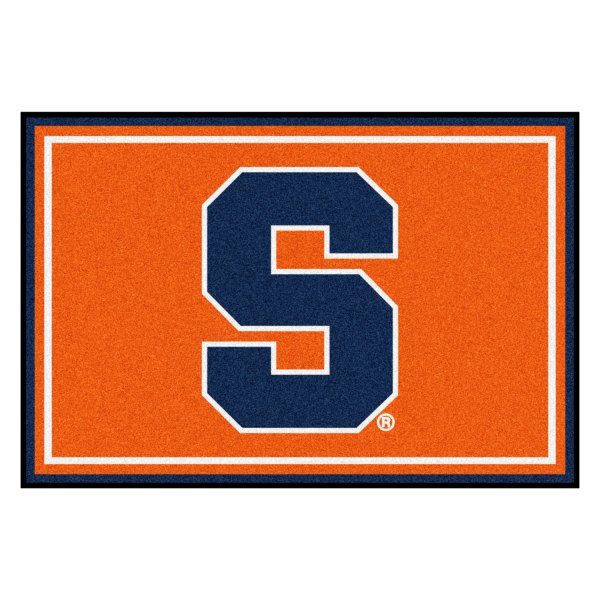 FanMats® - Syracuse University 60" x 96" Nylon Face Ultra Plush Floor Rug with "Block S" Logo