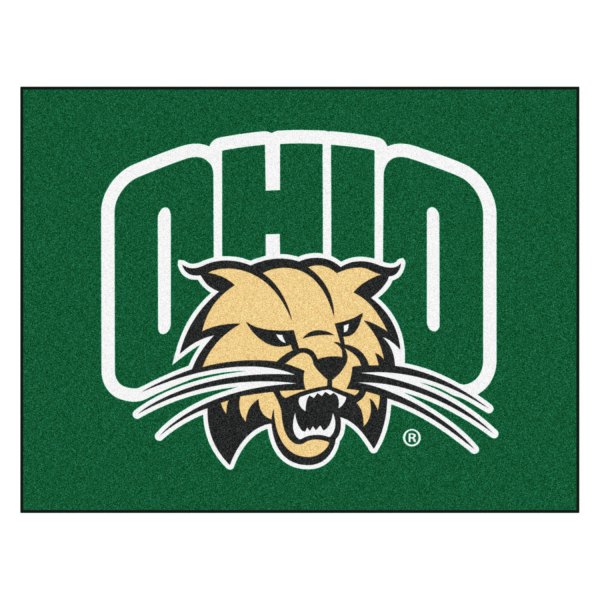 FanMats® - Ohio University 33.75" x 42.5" Nylon Face All-Star Floor Mat with "OHIO Cat" Logo
