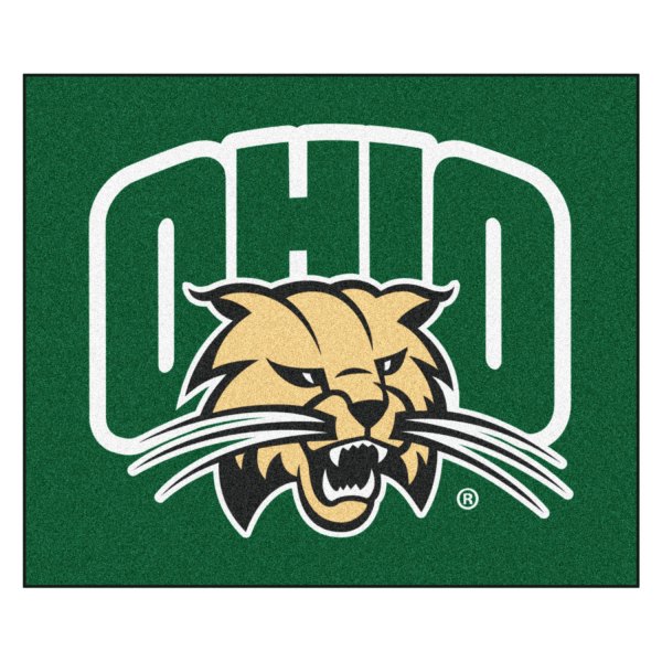 FanMats® - Ohio University 59.5" x 71" Nylon Face Tailgater Mat with "OHIO Cat" Logo