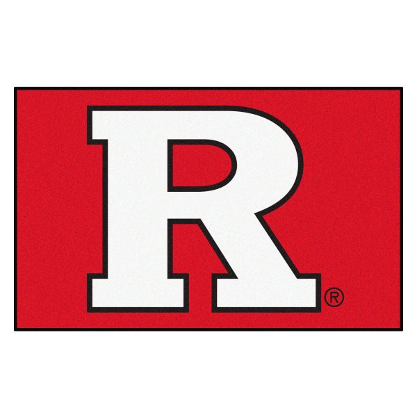 FanMats® - Rutgers University 60" x 96" Nylon Face Ulti-Mat with "Block R" Logo