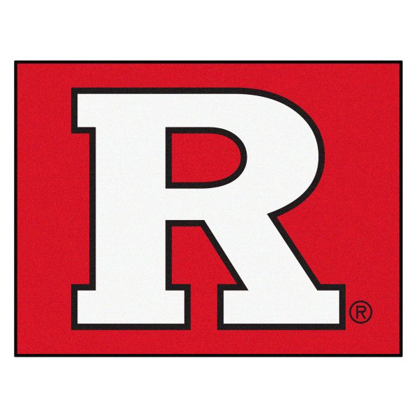 FanMats® - Rutgers University 33.75" x 42.5" Nylon Face All-Star Floor Mat with "Block R" Logo