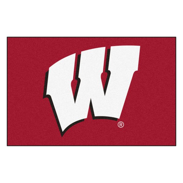 FanMats® - University of Wisconsin 19" x 30" Nylon Face Starter Mat