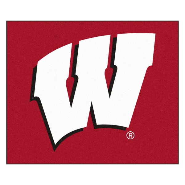 FanMats® - University of Wisconsin 59.5" x 71" Nylon Face Tailgater Mat with "W" Logo