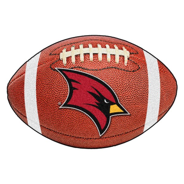 FanMats® - Saginaw Valley State University 20.5" x 32.5" Nylon Face Football Ball Floor Mat with "Cardinal" Logo