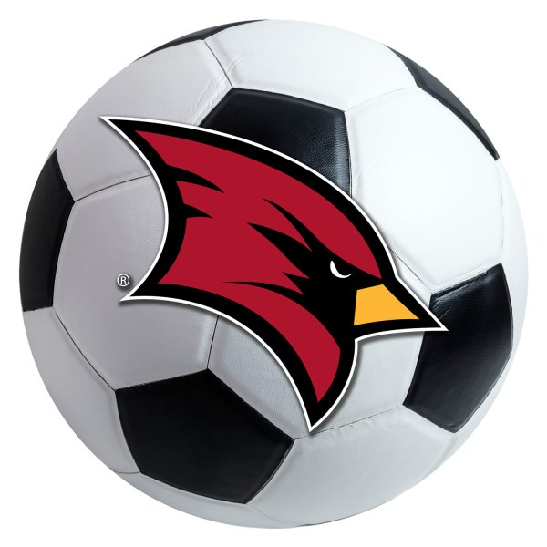 FanMats® - Saginaw Valley State University 27" Dia Nylon Face Soccer Ball Floor Mat with "Cardinal" Logo