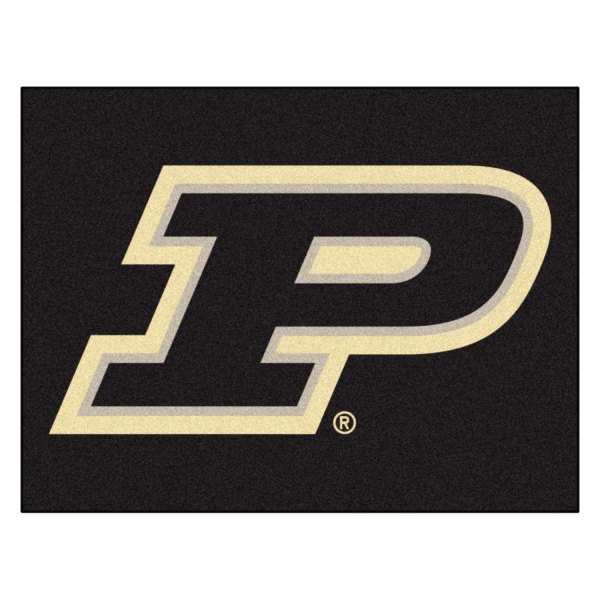FanMats® - Purdue University 33.75" x 42.5" Nylon Face All-Star Floor Mat with "P" Logo
