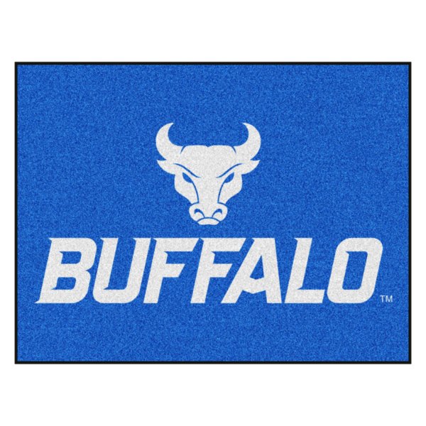 FanMats® - State University of New York at Buffalo 33.75" x 42.5" Nylon Face All-Star Floor Mat with "Buffalo Head & Wordmark" Logo