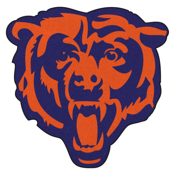 FanMats® - Chicago Bears 36" x 48" Mascot Floor Mat with "Bear" Logo