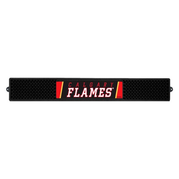 FanMats® - NHL "Calgary Flames" Logo "Calgary Flames" Logo Vinyl Drink Mat