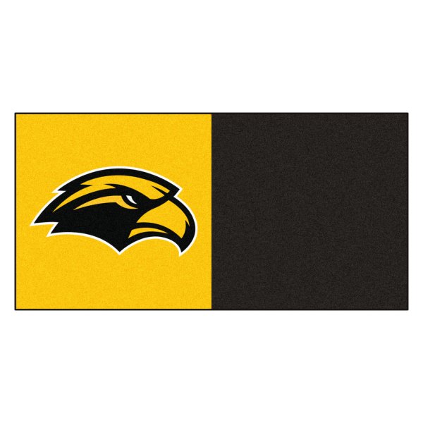 FanMats® - University of Southern Mississippi 18" x 18" Nylon Face Team Carpet Tiles with "Eagle" Logo