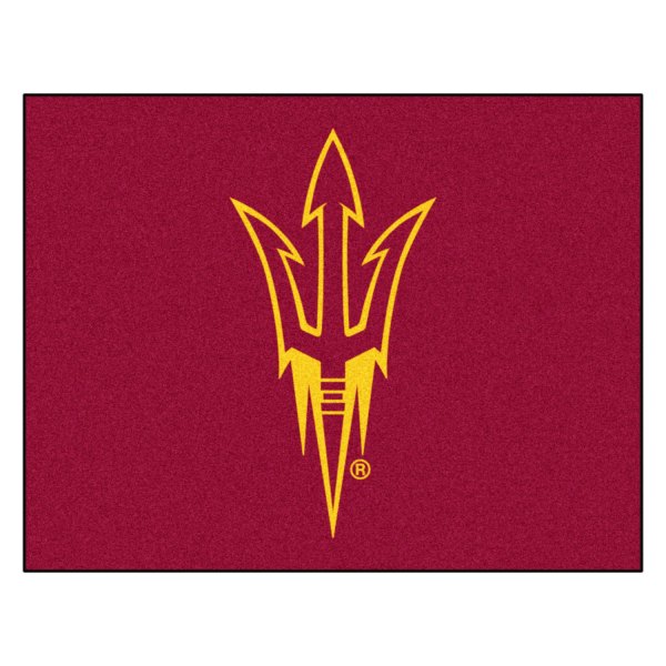 FanMats® - Arizona State University 33.75" x 42.5" Nylon Face All-Star Floor Mat with "Pitchfork" Logo