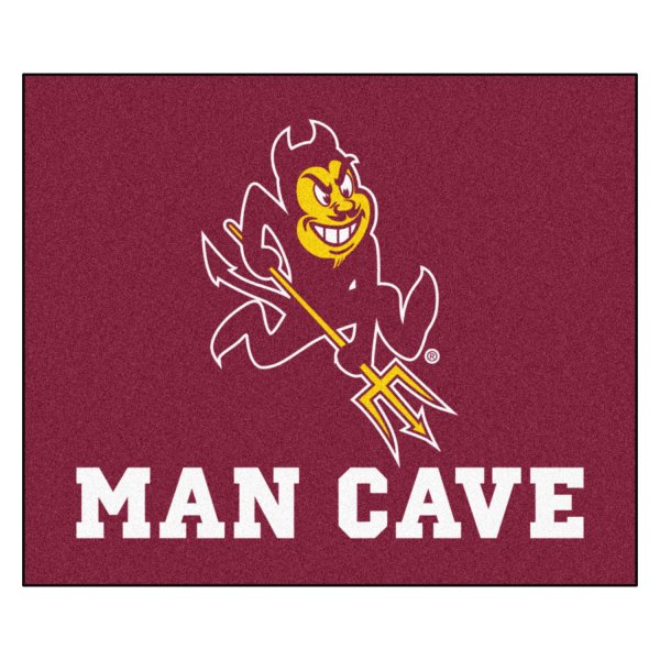 FanMats® - Arizona State University 59.5" x 71" Nylon Face Man Cave Tailgater Mat with "Sparky" Logo